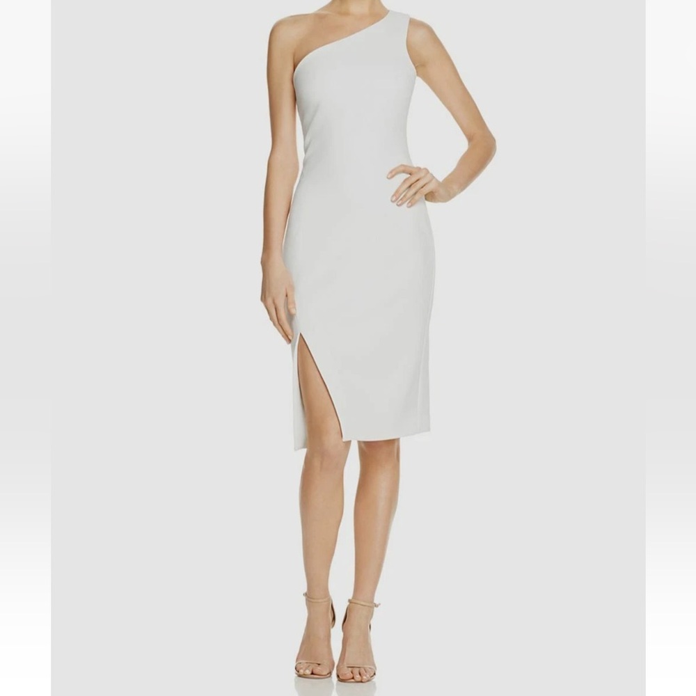 Likely Asymmetrical White Dress